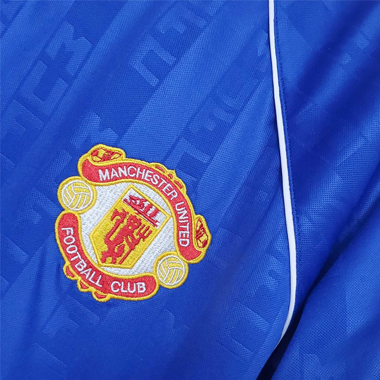 Man. United Maglia Away Blue 1988/89 - NO NOME NO NUMERO - XL