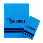 Set Spugna Asciugamani 1+1 Ssc Napoli Azzurro