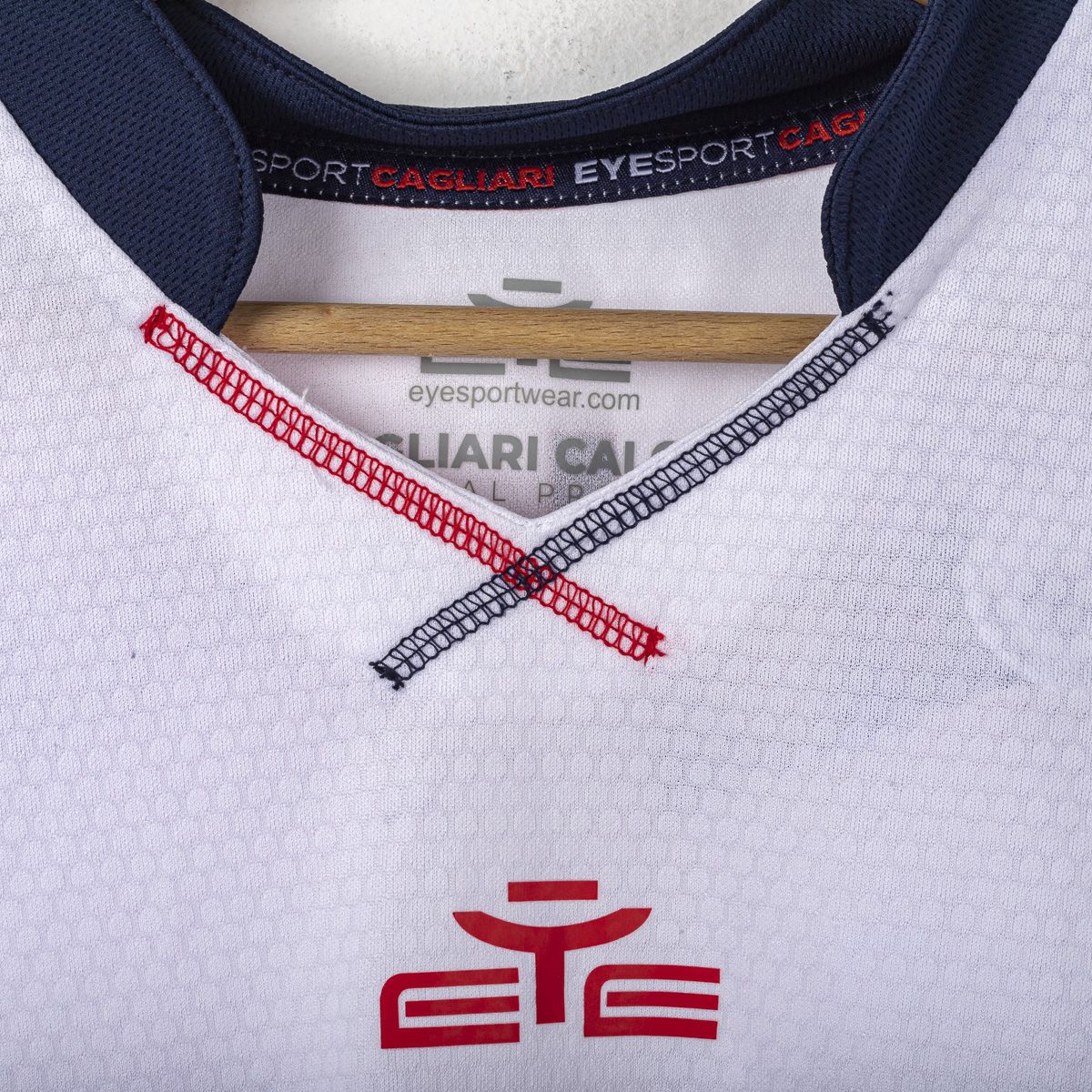 T-Shirt Cagliari Bianca Eye 2022/2023
