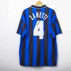 Maglia Home Inter Umbro Pirelli Zanetti 4 1996/1997