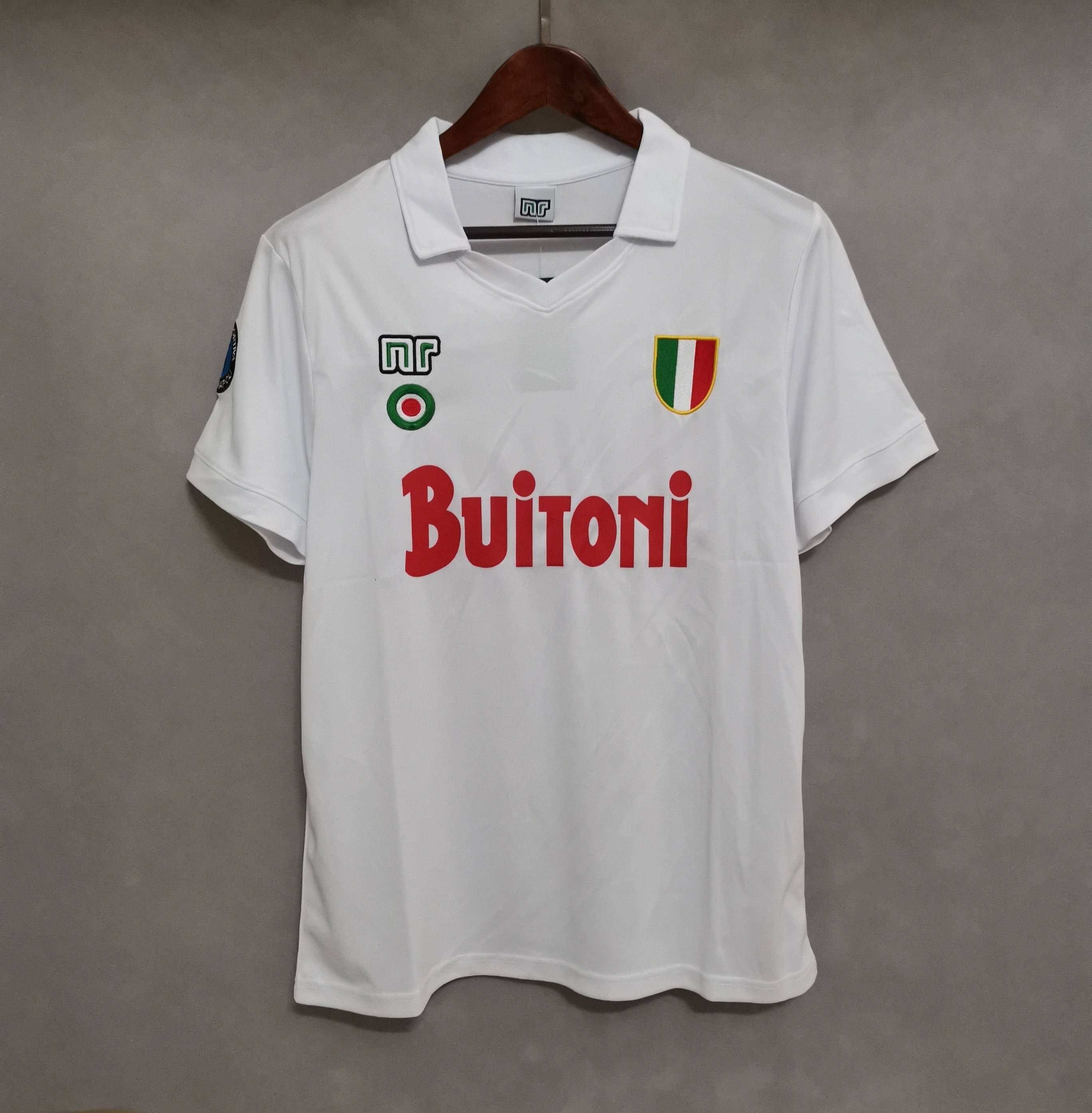 Napoli Maglia Away White 1987/88